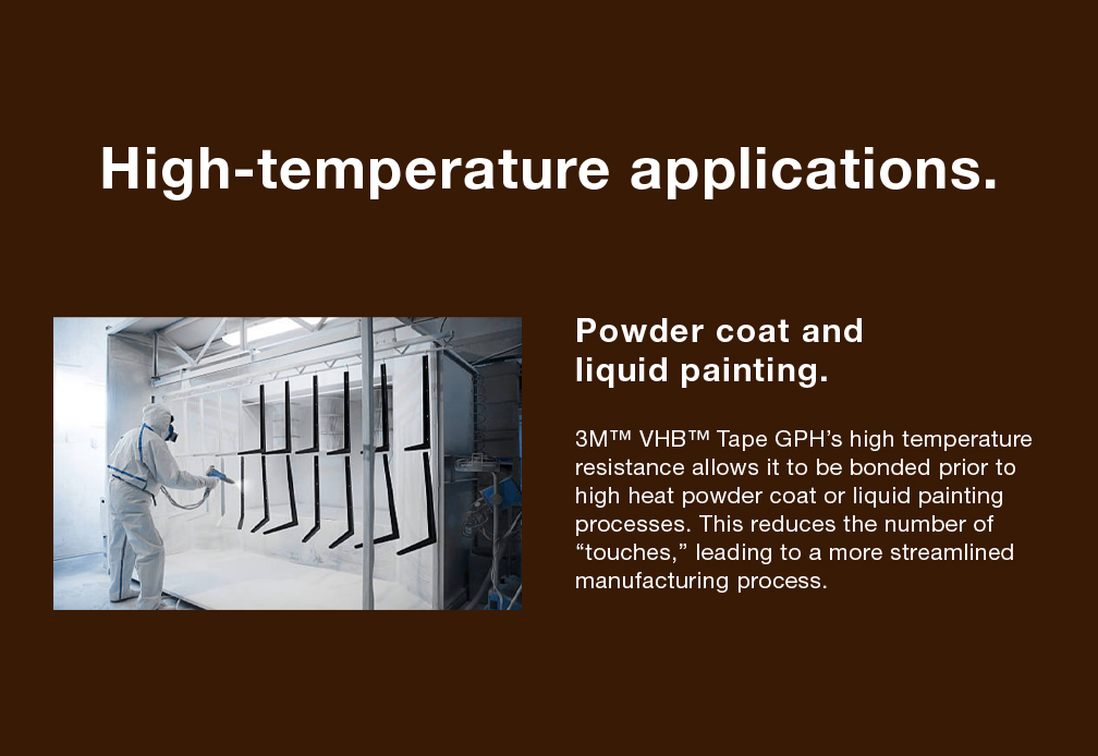 High-temperature applications.