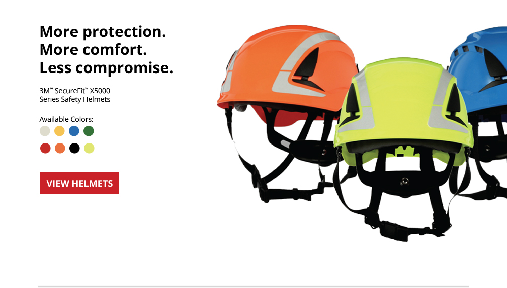 3M™ SecureFit™ X5000 Series Safety Helmets 