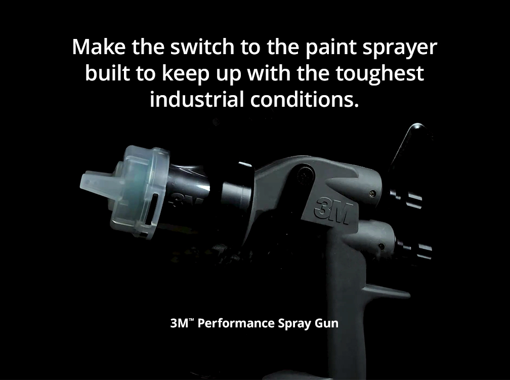 Make the switch to the paint sprayer built to keep up with the toughest industrial conditions.