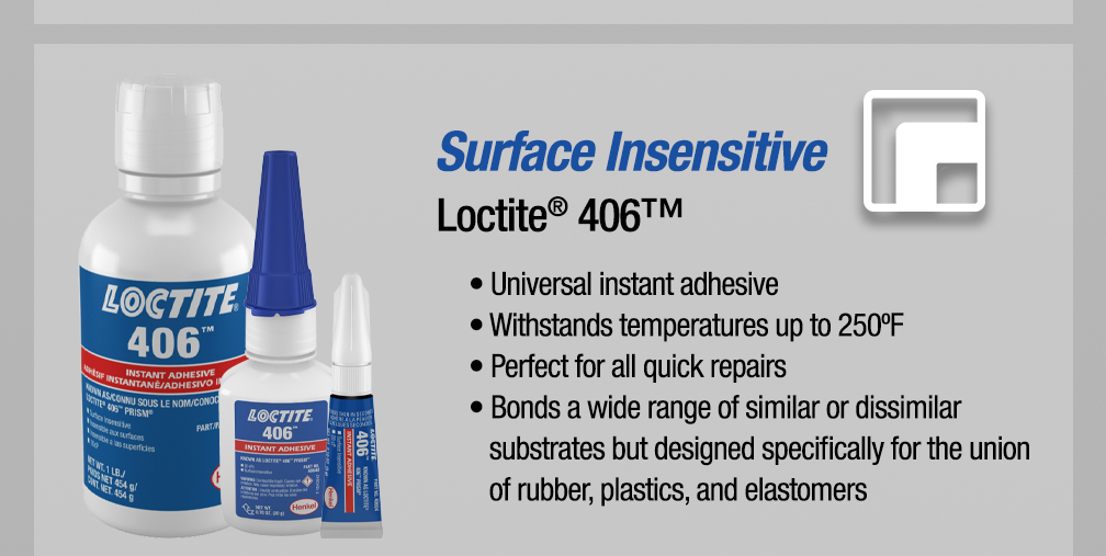 Loctite Prism 401 Surface Insensitive Instant Adhesive, Clear, 1 lb