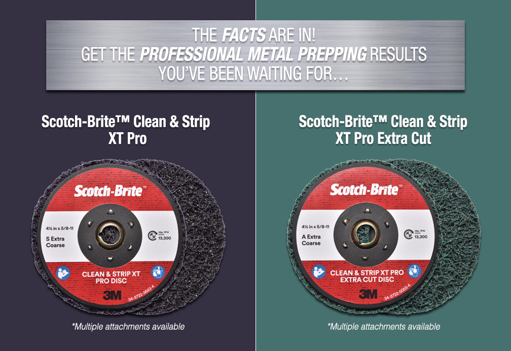 THE FACTS ARE IN! GET THE PROFESSIONAL METAL PREPPING RESULTS YOU’VE BEEN WAITING FOR… 