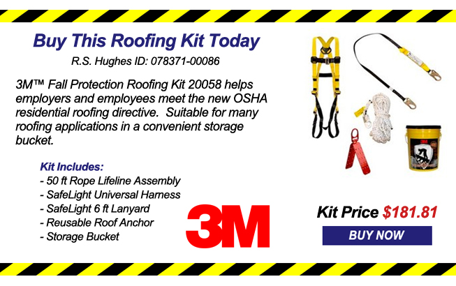 3M Fall Protection Roofing kit - keep your employees safe